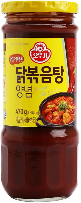 오뚜기 닭볶음탕 양념, 470g, 1개
