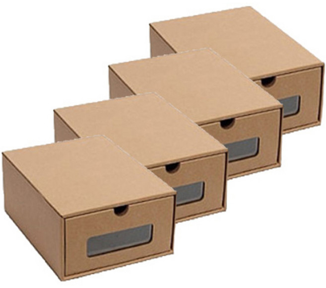 디홀릭 종이 신발 정리함, 혼합색상, M형(21 x 30 x 12 cm), 4개