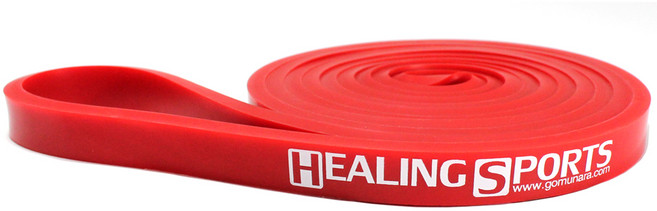 힐링스포츠 풀업밴드, 레드, 1개