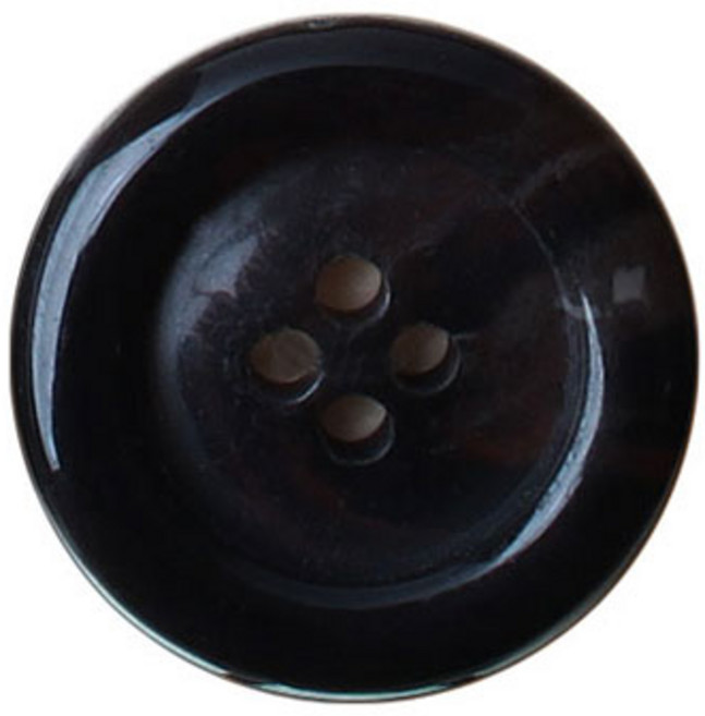 야크코트 단추 I-2 21mm, 다크브라운유광, 10개입