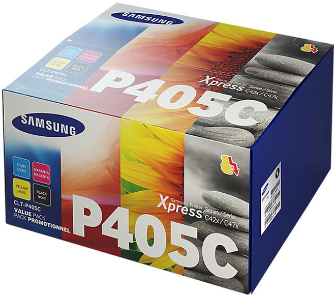삼성전자 정품토너 CLT-P405C, 검정 + 컬러, 1개