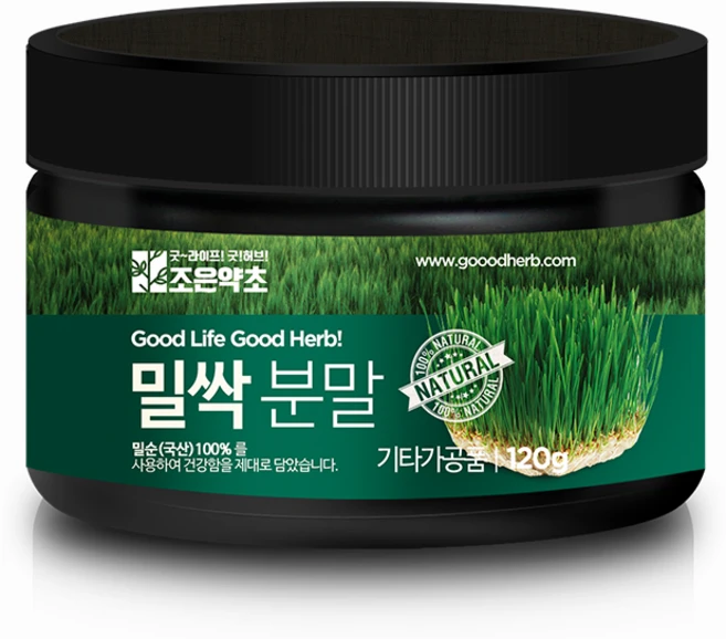 조은약초 밀싹 분말, 1개, 120g - 쿠팡