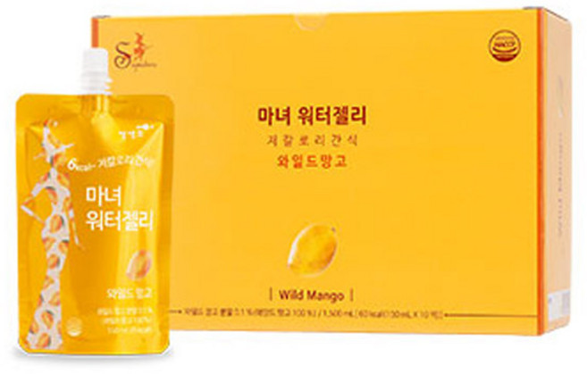 생생초 마녀 워터 젤리 와일드 망고, 150ml, 10개