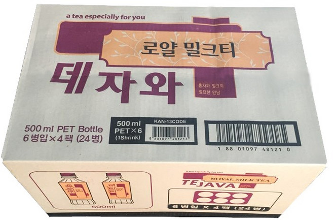 데자와 로얄 밀크티, 24개, 500ml