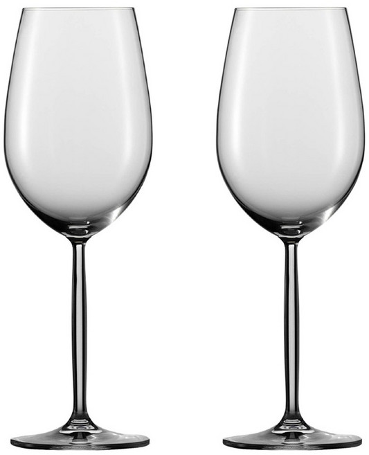 쇼트즈위젤 디바 보르도 와인 잔, 2개