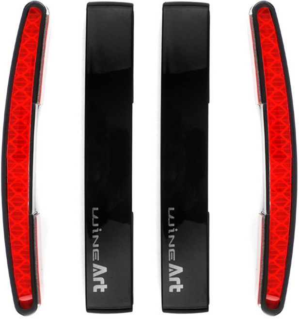 오토반 차량용 안전반사 도어가드, 블랙, 4개