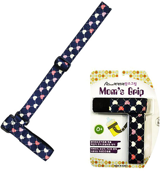 아가프라 맘스그립 홀더, 하트네이비, 1개