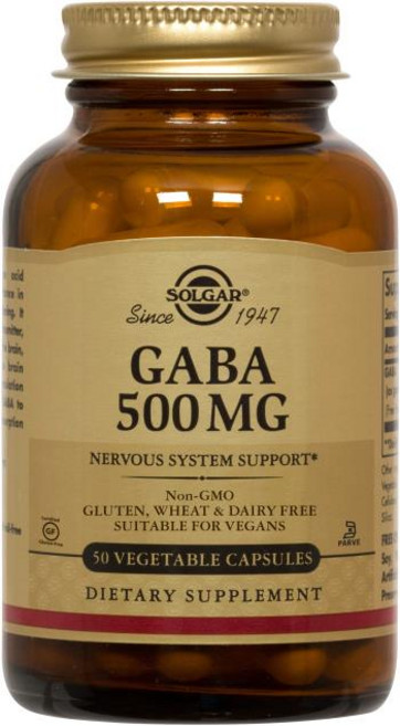 솔가 가바 500mg 베지터블 캡슐, 1개, 50정