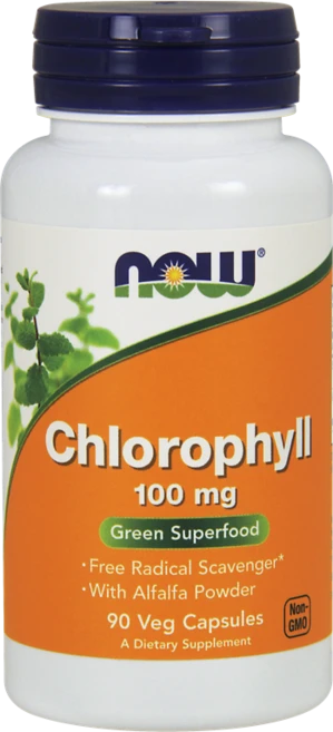 나우푸드 클로로필 100mg 베지 캡슐, 1개, 90정 - 쿠팡