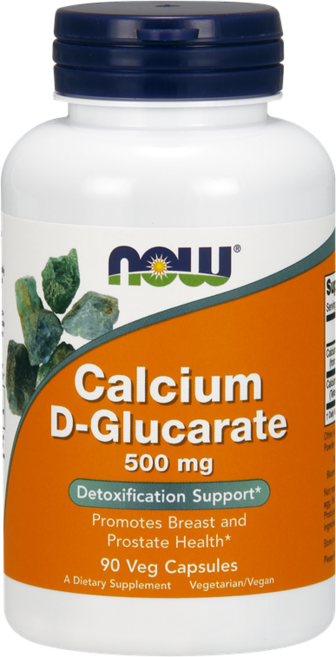 나우푸드 칼슘 D-글루카레이트 500mg 베지 캡슐, 90정, 1개