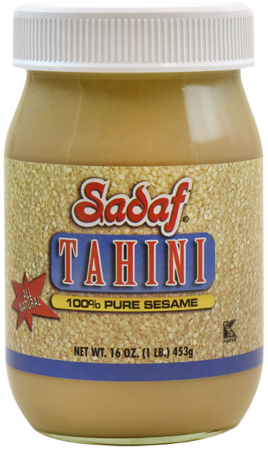 Sadaf 타히니 100% 퓨어 세서미, 453g, 1개
