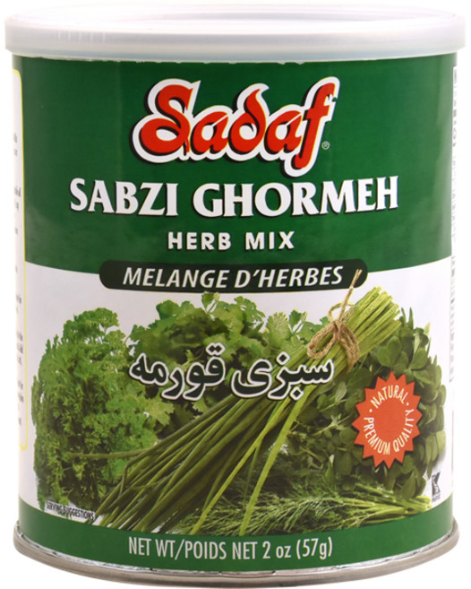 Sadaf 사브지 고르메 허브 믹스 통조림, 57g, 1개