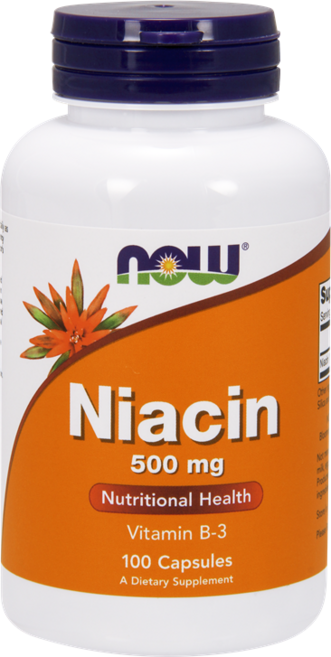 나우푸드 니아신 500mg 캡슐 글루텐 프리, 1개, 100정