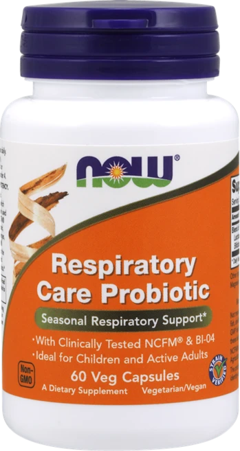 나우푸드 레스퍼러토리 케어 프로바이오틱 유산균 베지 캡슐 비건 글루텐 프리, 60정, 1개 - 쿠팡