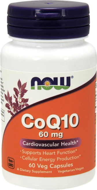 나우푸드 CoQ10 60mg 베지 캡슐 글루텐 프리 비건, 1개, 60정 - 쿠팡