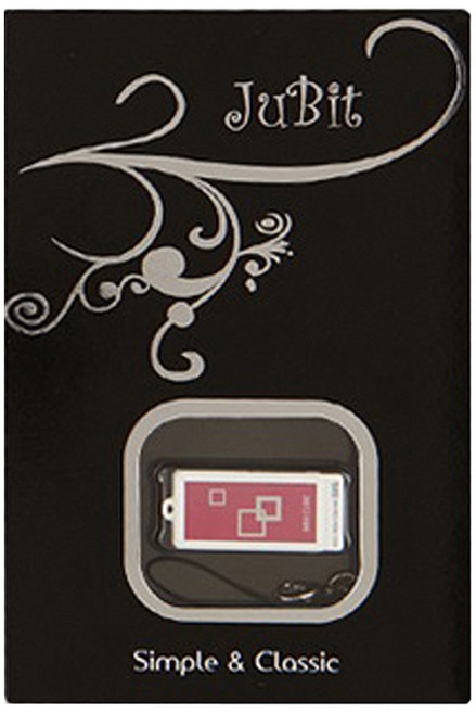 쥬비트 미니 큐브 USB 메모리 핑크, 4GB