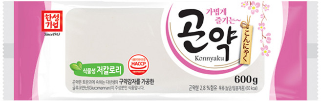 한성기업 곤약, 600g, 1개