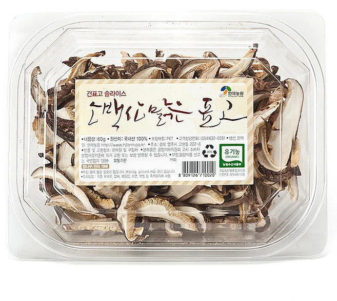 현재농원 건표고버섯 슬라이스, 60g, 1개 - 쿠팡