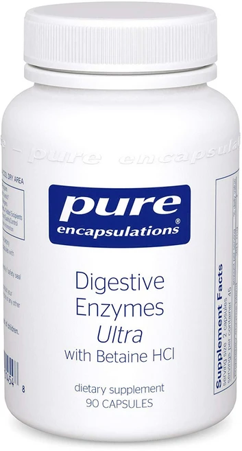 Pure Encapsulations 다이제스티브 엔자임 울트라 with 베타인 Hcl 캡슐, 90정, 1개 - 쿠팡