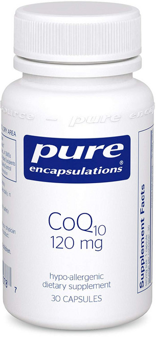 퓨어인캡슐레이션 CoQ10 120mg 캡슐 글루텐 프리, 1개, 30정