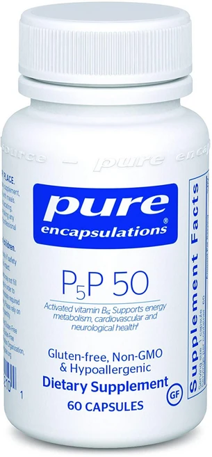 퓨어인캡슐레이션 P5P 50 액티베이티드 B6 캡슐, 1개, 60정 - 쿠팡