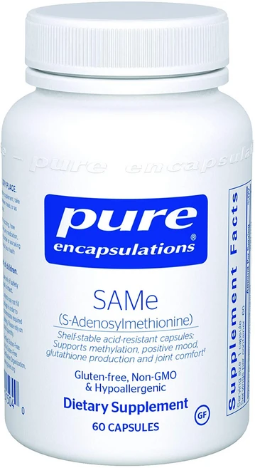 퓨어인캡슐레이션 SAMe S-아데노실메티오닌 캡슐, 60정, 1개 - 쿠팡