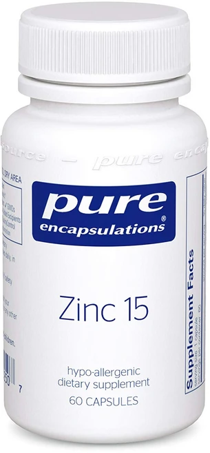 퓨어인캡슐레이션 아연 15 캡슐, 1개, 60정 - 쿠팡