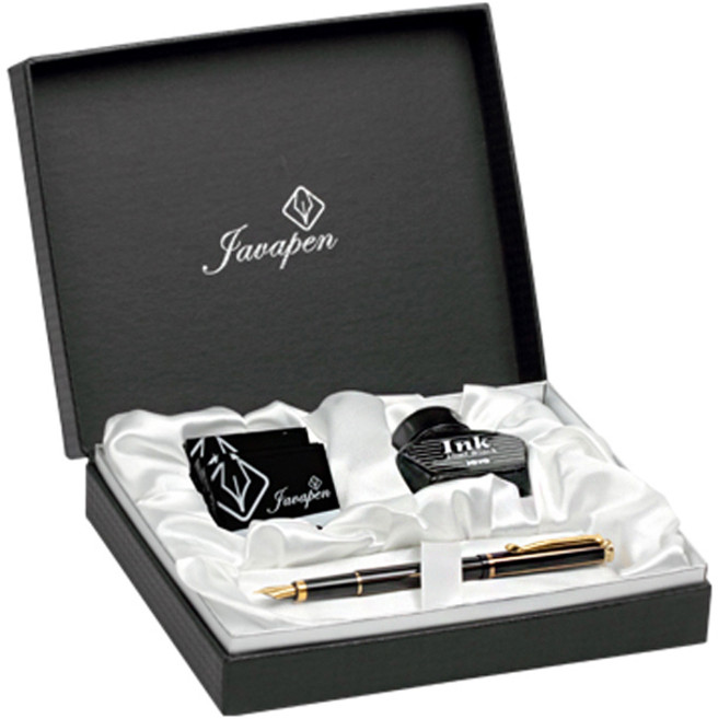 자바펜 로얄 플래티넘 만년필 선물세트, EF, 노블레스