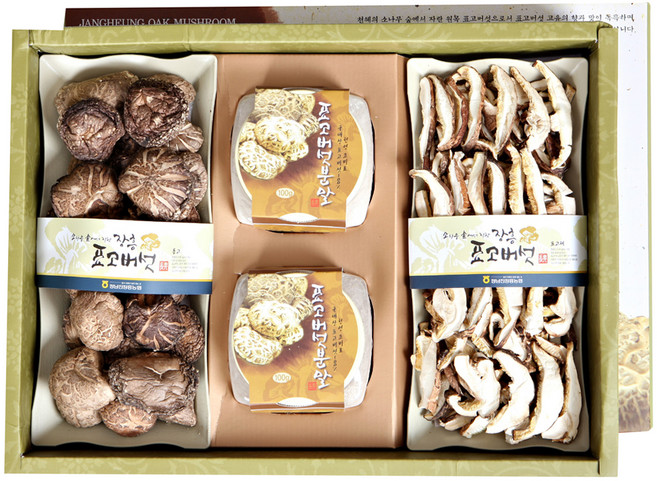 정남진장흥농협 장흥표고버섯 동고 혼합세트 + 쇼핑백, 1세트
