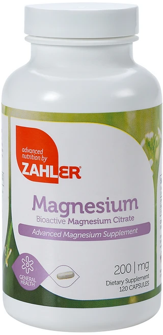 잘러 마그네슘 시트레이트 200mg 캡슐, 120개입, 1개, 120정 - 쿠팡