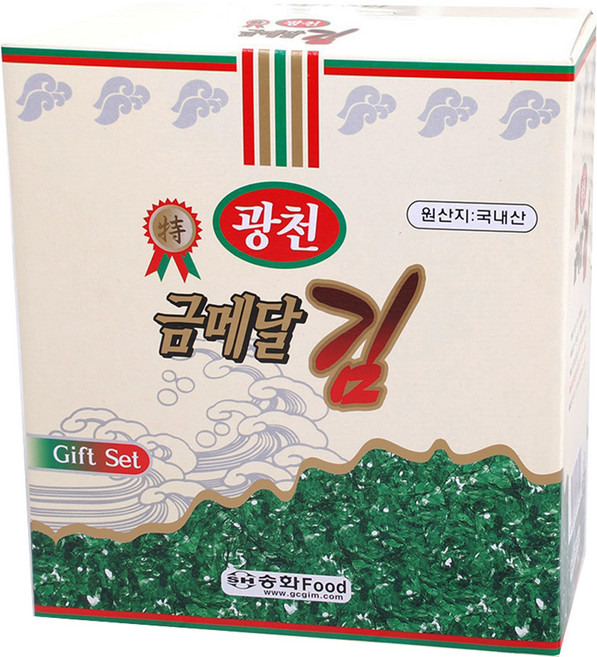 광천금메달김 도시락김 선물세트, 24개
