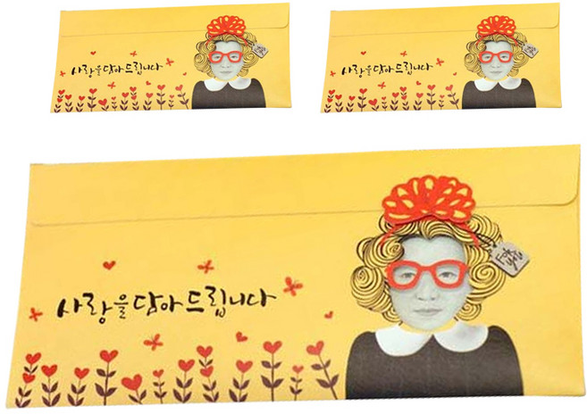 Somssii card 微笑紅包袋 單入組, 申師任堂, 3組