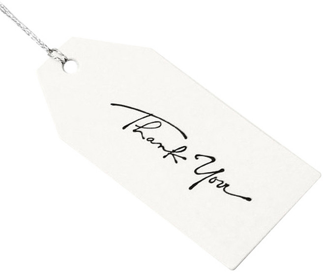 땡큐택 Ver.2 라벨, 화이트, 50개입