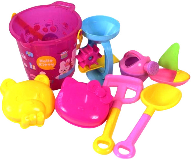 바니랜드 헬로키티 모래놀이, 혼합 색상, 580g, 1세트