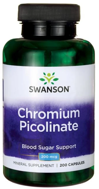 Swanson 크로뮴 피콜리네이트 200Mcg 캡슐, 200개입, 1개, 200정 - 쿠팡