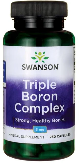 스완슨 트리플 보론 컴플렉스 3mg 캡슐, 1개, 250정 - 쿠팡