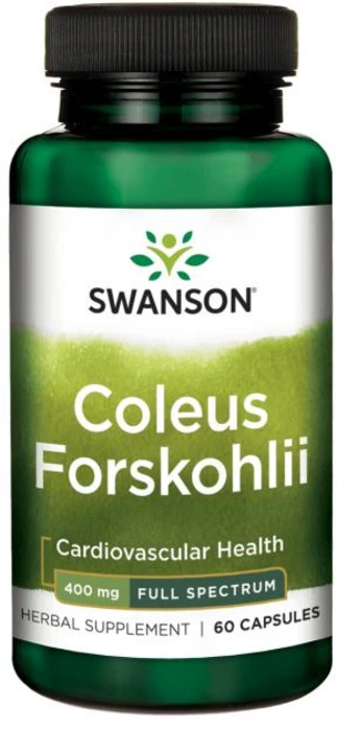 스완슨 콜레우스 포스콜리 400mg 캡슐, 60정, 1개 - 쿠팡