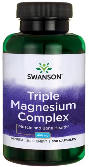 스완슨 트리플 마그네슘 컴플렉스 400mg 캡슐, 300정, 1개 - 쿠팡
