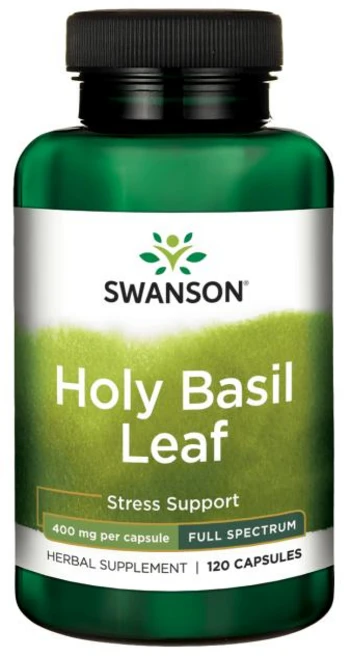 스완슨 홀리 바질 리프 400mg 캡슐, 1개, 120정 - 쿠팡