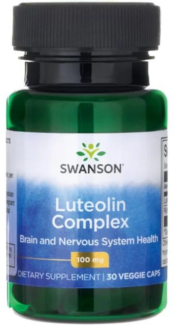 스완슨 루테올린 컴플렉스 100mg 베지 캡슐, 1개, 30정 - 쿠팡