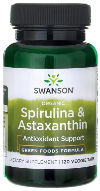 스완슨 스피루리나 & 아스타잔틴 베지 탭, 1개, 120정 - 쿠팡