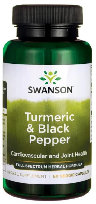 스완슨 강황 & 흑후추 베지 캡슐, 60정, 1개 - 쿠팡