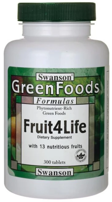 스완슨 그린푸드 프루트4라이프 타블렛, 1개, 300정 - 쿠팡
