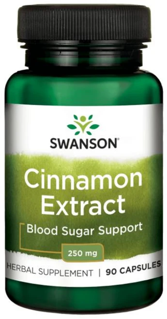 스완슨 시나몬 추출물 250mg 캡슐, 1개, 90정 - 쿠팡
