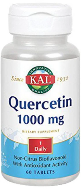 Kal 퀘르세틴 1000mg 타블렛, 1개, 60정 - 쿠팡