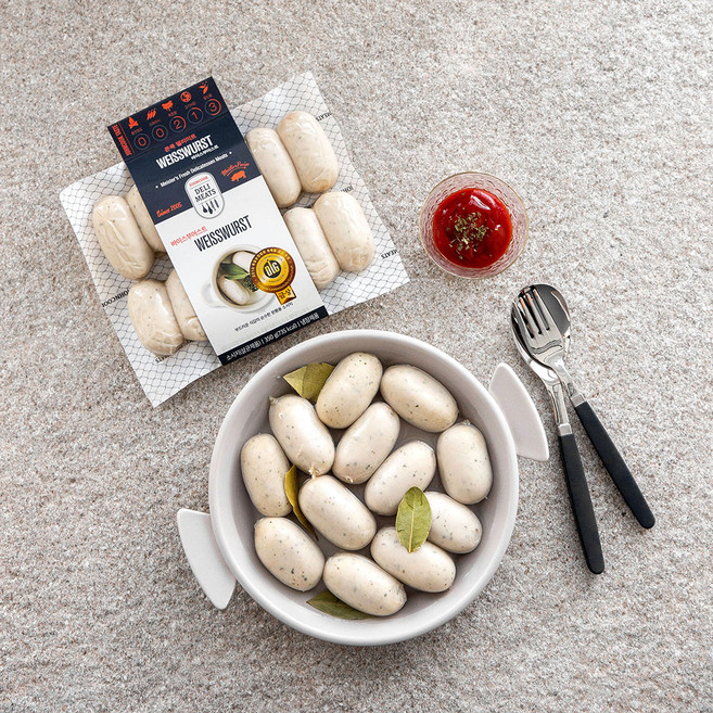 존쿡델리미트 바이스 부어스트 비엔나소시지, 350g, 1개