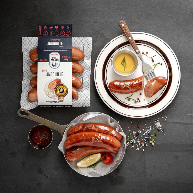 존쿡델리미트 엔듀이 소시지, 320g, 1개