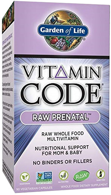 가든오브라이프 비타민 코드 로우 프리나탈 베지테리안 캡슐, 90개입 × 1개, 1개, 90정