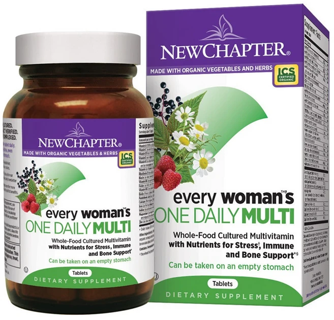뉴챕터 에브리 우먼스 원 데일리 멀티비타민 타블렛 글루텐 프리, 1개, 48정 - 쿠팡