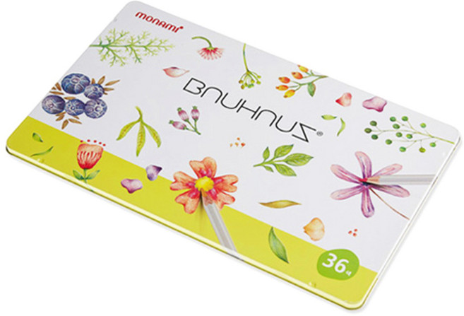 모나미 바우하우스 색연필 125114, 36색, 1개